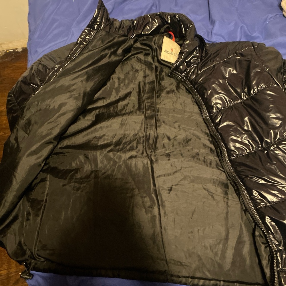 Moncler Black Puffer Jacket Insulated Winter Coat
